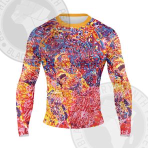 African Americans The Arts Angela Davis art illustration Long Sleeve Compression Shirt