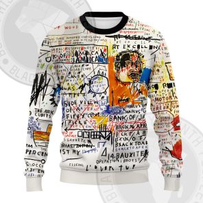 African Americans The Arts Basquiat Notes Sweatshirt