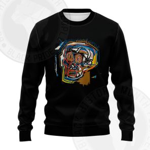 African Americans The Arts Basquiat Skull Sweatshirt