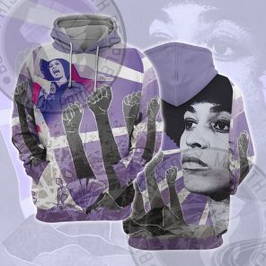 Angela Davis Defend Freedom Cosplay Hoodie