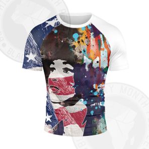 Angela Davis Free Short Sleeve Compression Shirt