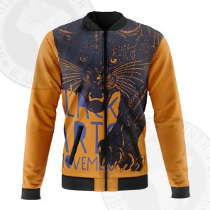 Black Panther Black Power Art Illustration Bomber Jacket