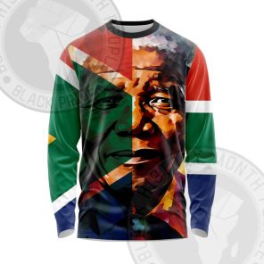 Nelson Mandela The Flame That Never Goes Out Long Sleeve Shirt