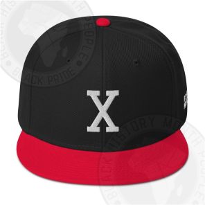 Retro X Snapback Black and Red