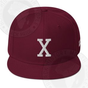 Retro X Snapback Maroon