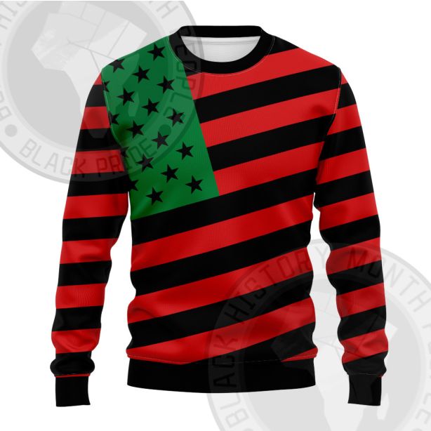 African America Flag Sweatshirt