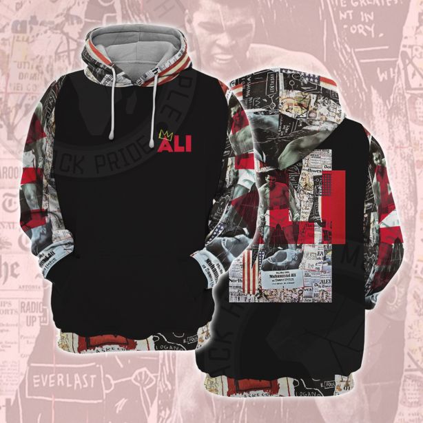 African Americans The Arts Ali The King Collage Cosplay Hoodie