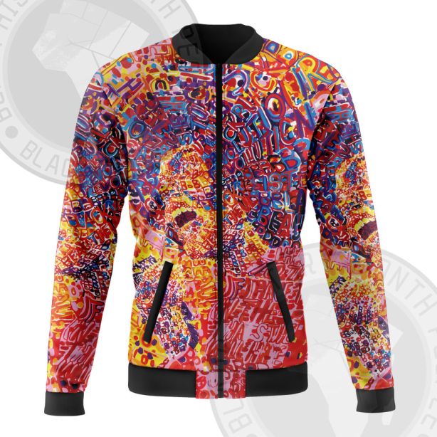 African Americans The Arts Angela Davis art illustration Bomber Jacket