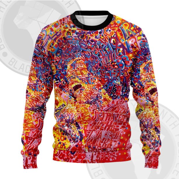 African Americans The Arts Angela Davis art illustration Sweatshirt