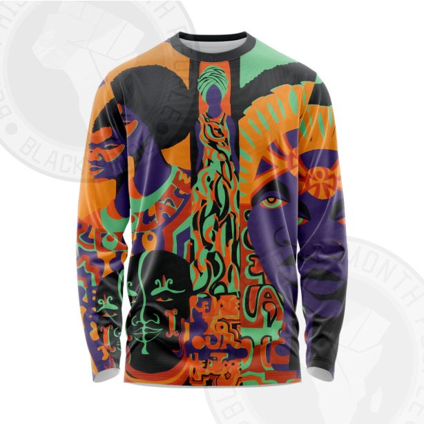 African Americans The Arts Artwork Long Sleeve Shirt