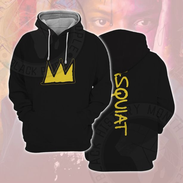 African Americans The Arts Basquiat Crown Cosplay Hoodie