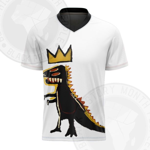 African Americans The Arts Basquiat Dinosaur Football Jersey