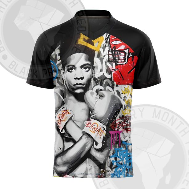 African Americans The Arts Basquiat Graffiti Boxing Football Jersey