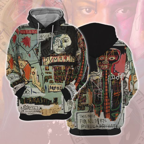 African Americans The Arts Basquiat Graffiti Cosplay Hoodie