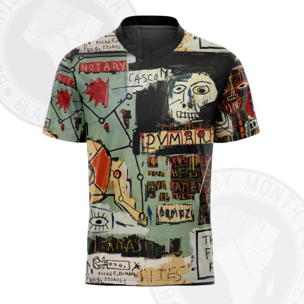 African Americans The Arts Basquiat Graffiti Football Jersey