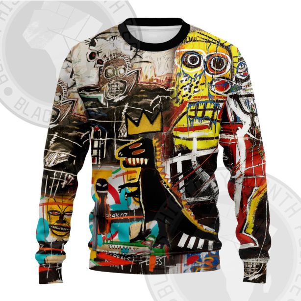 African Americans The Arts Basquiat Graffiti life Sweatshirt