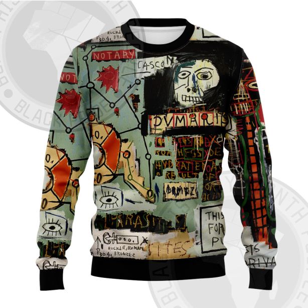 African Americans The Arts Basquiat Graffiti Sweatshirt