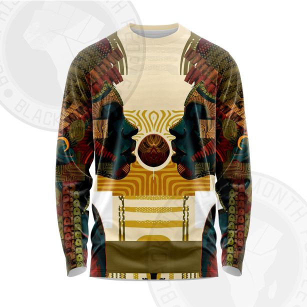 African Americans The Arts Bigital Art Painting Long Sleeve Shirt