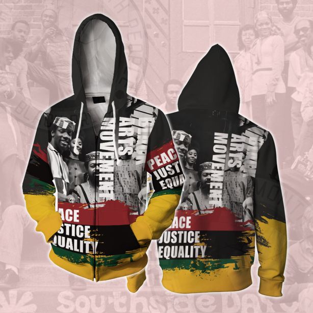 African Americans The Arts Black Arts Movement Cosplay Zip Up Hoodie