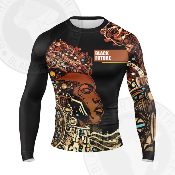 African Americans The Arts Black Future Female Long Sleeve Compression Shirt