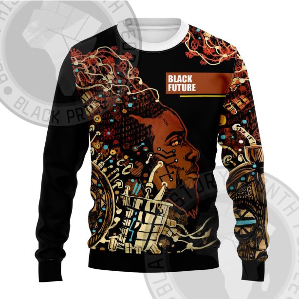 African Americans The Arts Black Future Male Sweatshirt