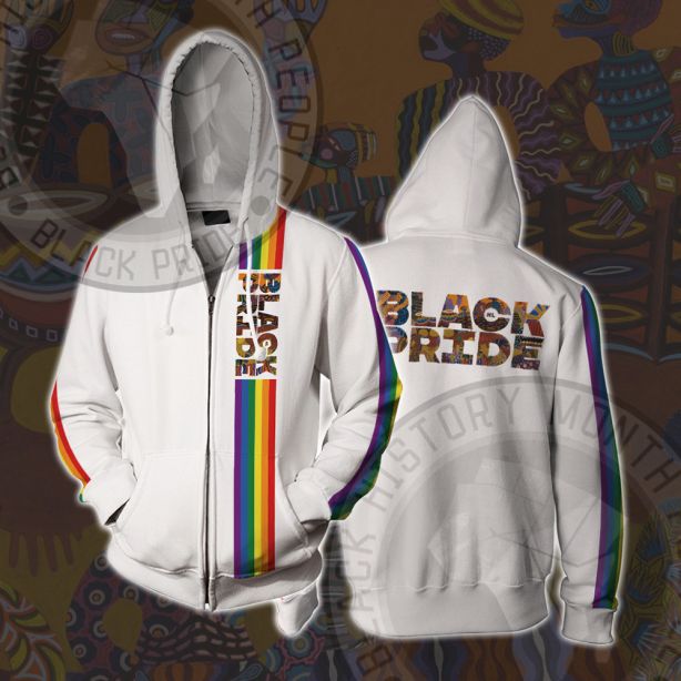 African Americans The Arts Black Pride Fashion Cosplay Zip Up Hoodie