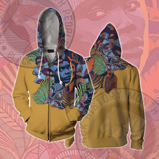 African Americans The Arts Black Woman art Cosplay Zip Up Hoodie