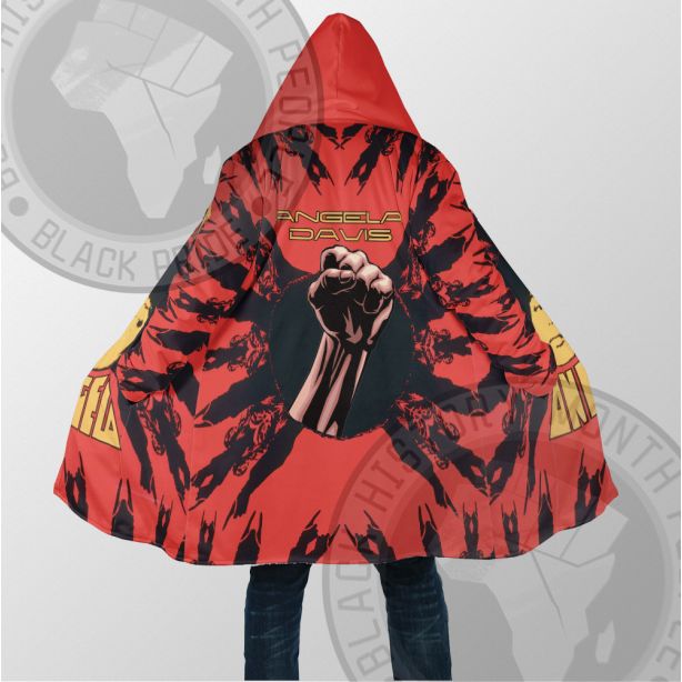 Angela Davis Free Equality Red Dream Cloak