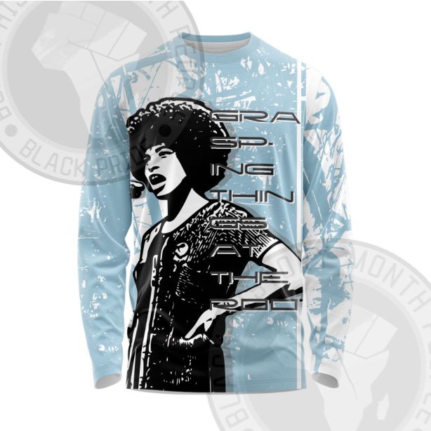 Angela Davis Grasping Things At The Root Long Sleeve Shirt