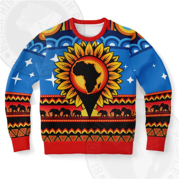 Beautiful Africa Sunset Ugly Sweatshirt