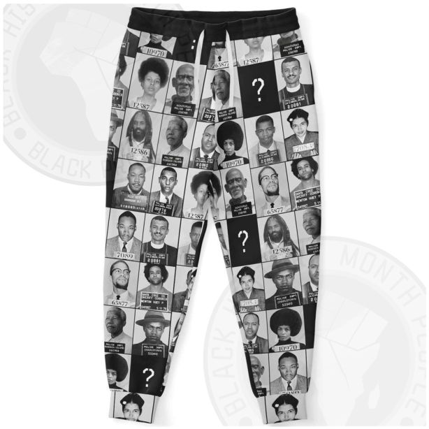 Black And Famous Mugshot Joggers