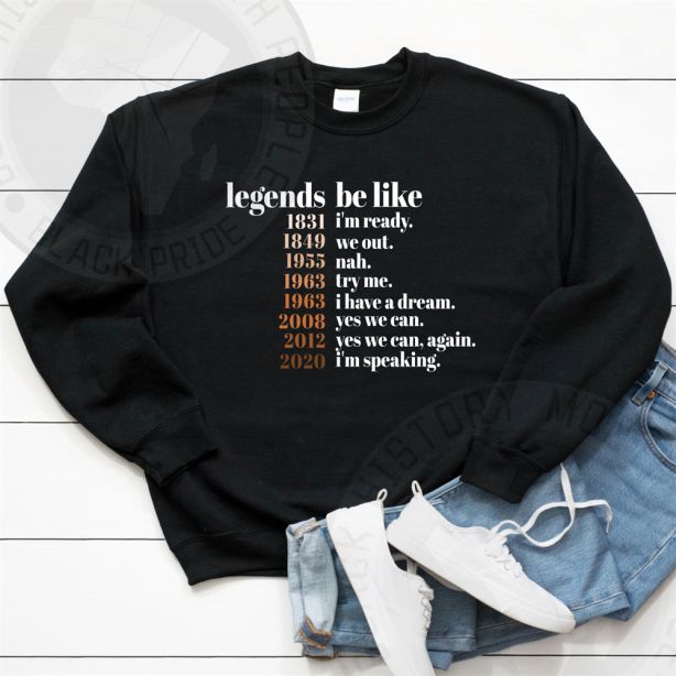 Black History Try Me We Out Im Speaking Kamala Harris Sweatshirt