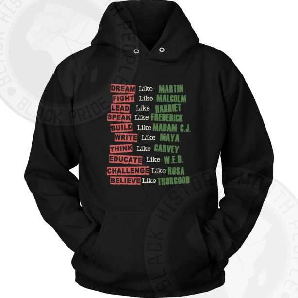 Fight Like Melanin Icons Hoodie