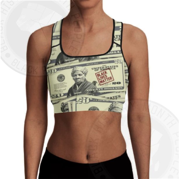 Harriet Tubman 20 Dollar Sports Bra