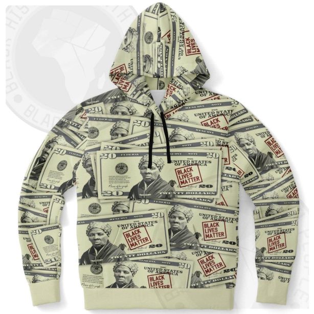 Harriet Tubman Twenty Dollar Bill Hoodie