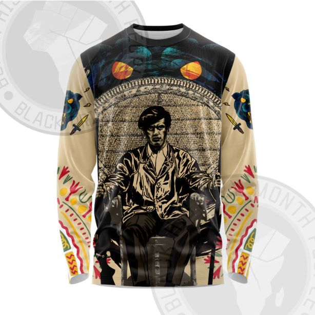 Huey Newton Majesty Long Sleeve Shirt