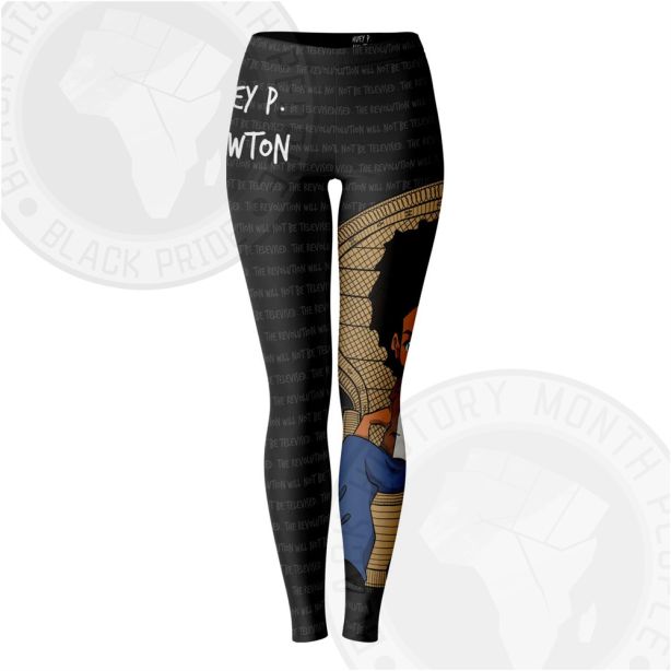 Huey P Newton Cartoon Leggings