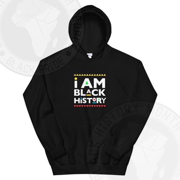 I Am Black History Martin Font Hoodie