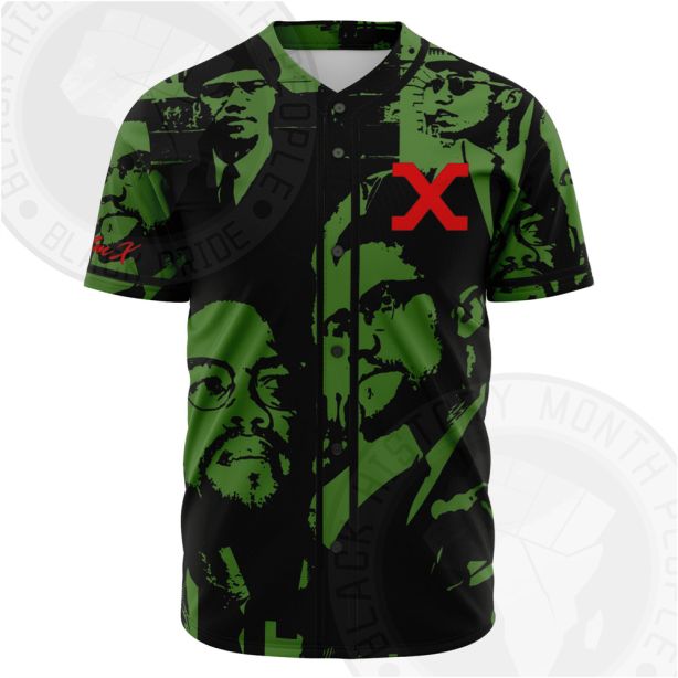 Malcolm X Classic Baseball Jersey