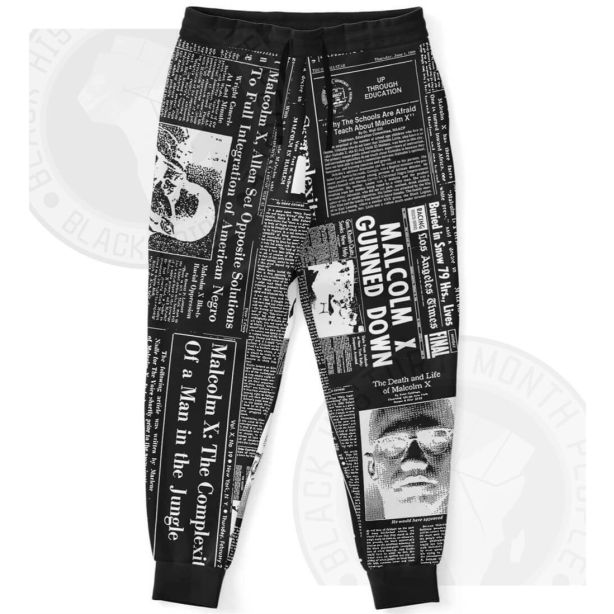 Malcolm X Newspaper Jogger