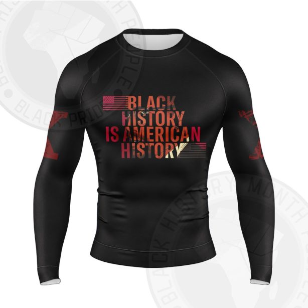 Malcolm X Think Like Malcolm Long Sleeve Compression Shirt