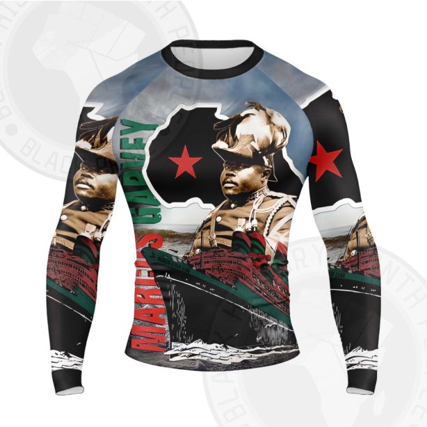 MARCUS GARVEY STEAM SHIP Long Sleeve Compression Shirt