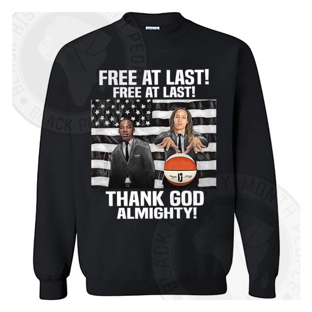 Martin And Brittney Free At Last Sweatshirt