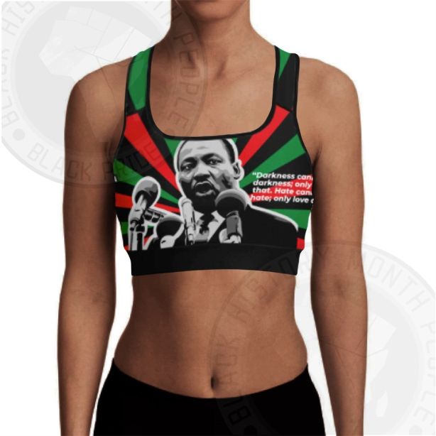 Martin Luther King Jr RBG Sports Bra