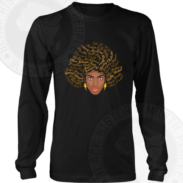 Melanin Goddesses Long Sleeve T-Shirt