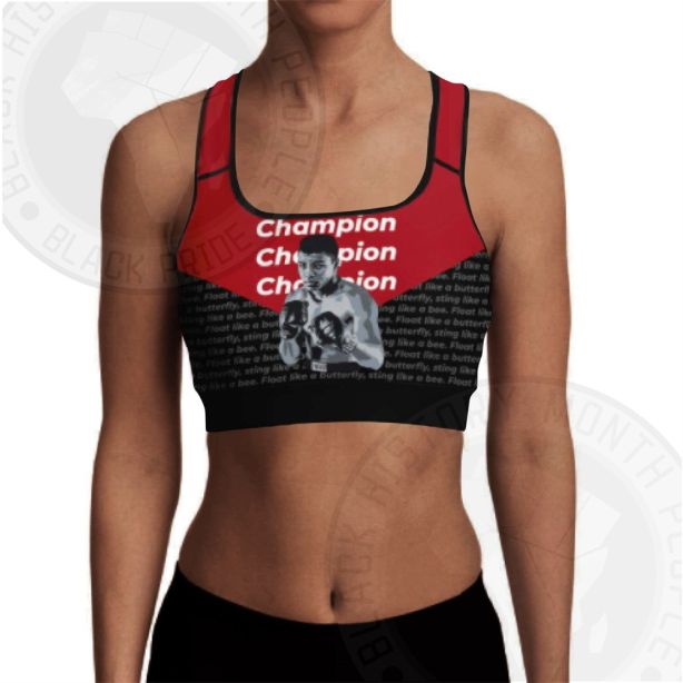 Muhammad Ali Champion Sports Bra