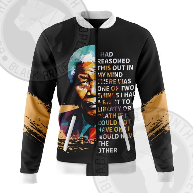 Nelson Mandela Free Or Die Bomber Jacket