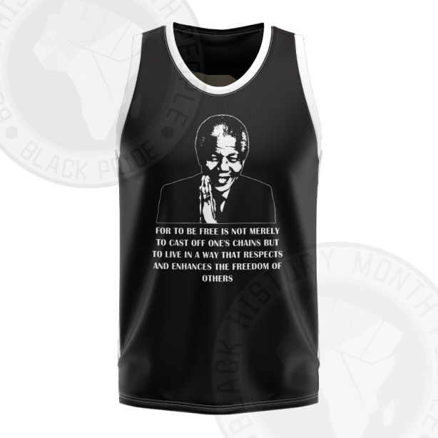 Nelson Mandela Get Rid Of Shackles Basketball Jersey