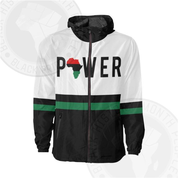 Power Africa RBG Green Windbreaker