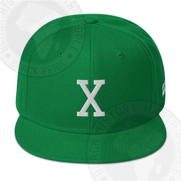 Retro X Snapback Kelly Green